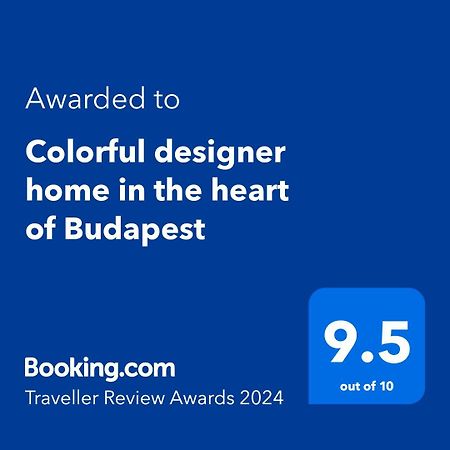 Colorful Designer Home In The Heart Of Budapest Exterior photo